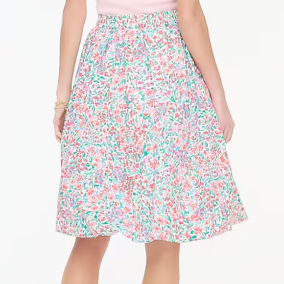 J Crew Floral Multicolor Women's Bubble Skirt size 2x new with tags - Picture 2 of 7